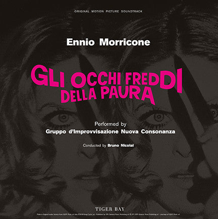 Ennio Morricone : Gli Occhi Freddi Della Paura (Original Motion Picture Soundtrack) (LP, Album, RE, RM, 180)