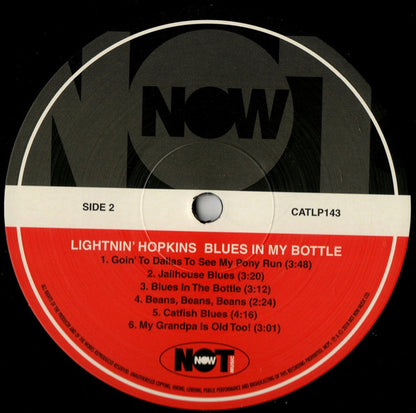 Lightnin' Hopkins : Blues In My Bottle (LP, Album, RE)