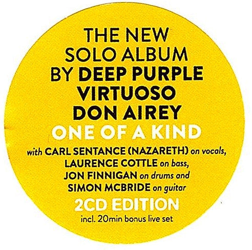 Don Airey : One Of A Kind (CD, Album + CD + Dig)