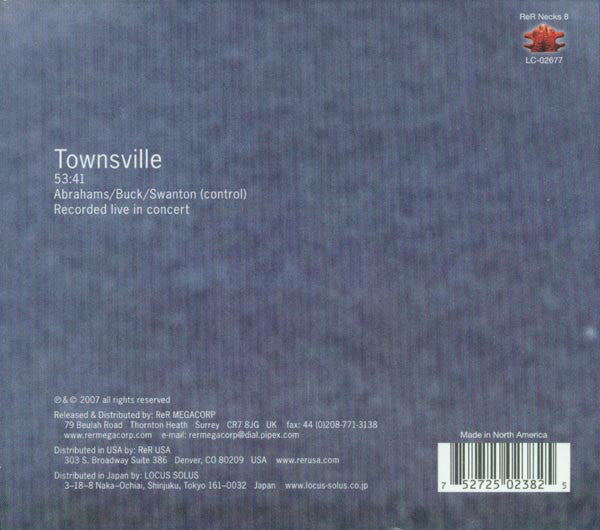 The Necks : Townsville (CD, Album)