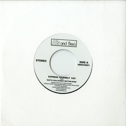 Watts 103rd Street Rhythm Band* / The Meters : Express Yourself / Just Kissed My Baby (7", RM)