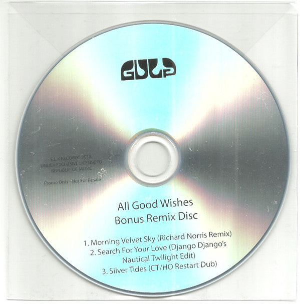 Gulp (2) : All Good Wishes (LP, Album, Whi + CDr, Promo + Ltd)