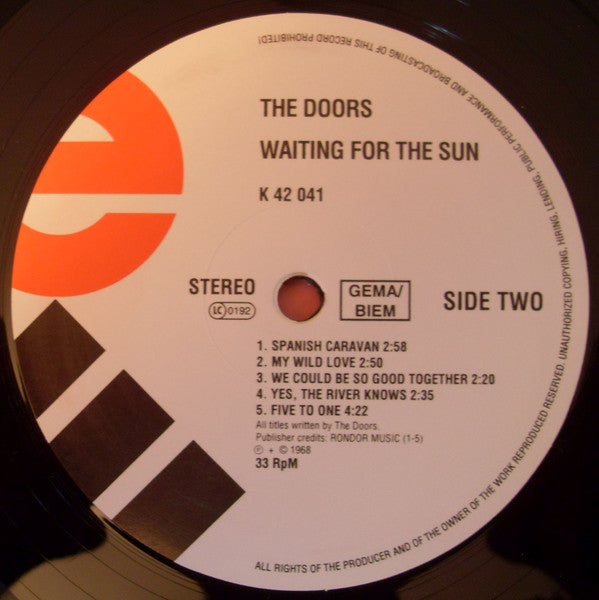 The Doors : Waiting For The Sun (LP, Album, RE, RP, 180)
