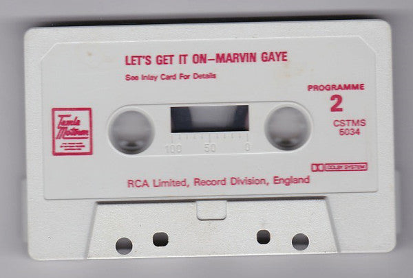 Marvin Gaye : Let's Get It On (Cass, Album, RE, Red)