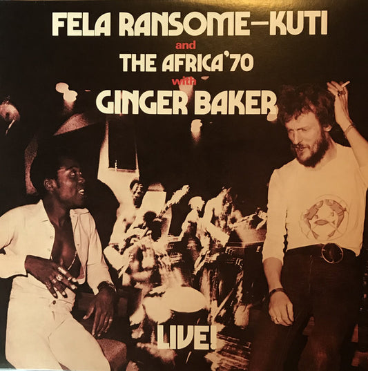 Fela Kuti, Ginger Baker, Africa 70 : Live! (LP, Album, RE)