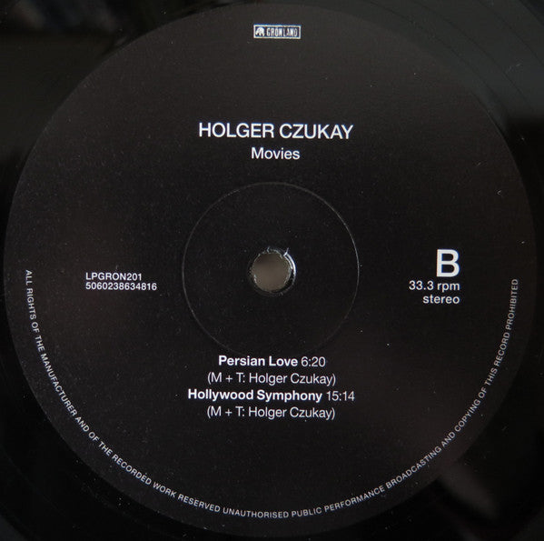 Holger Czukay : Movies (LP, Album, RE)