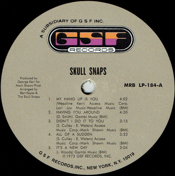 Skull Snaps : Skull Snaps (LP, Album, RE, Gat)
