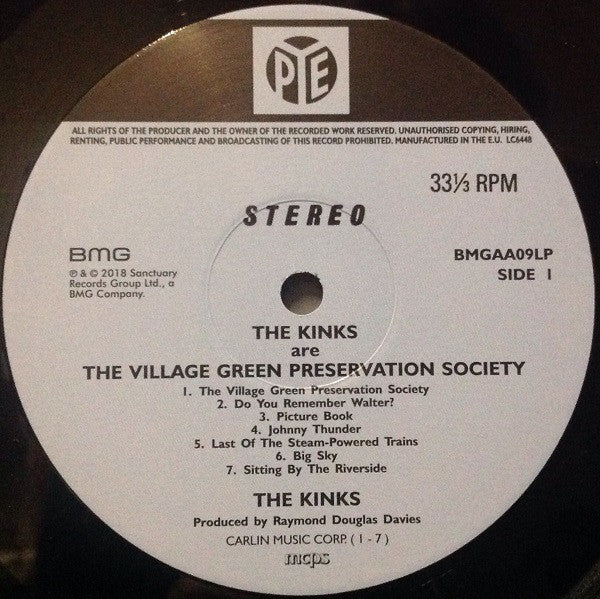 The Kinks : The Kinks Are The Village Green Preservation Society (LP, Album, RE, RM, 50t)