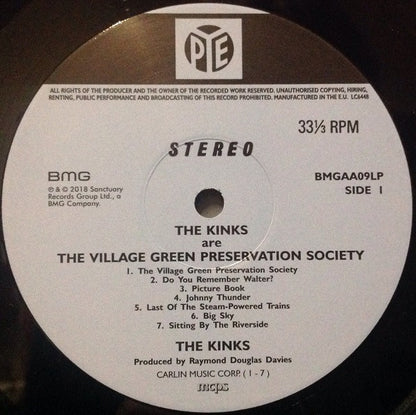 The Kinks : The Kinks Are The Village Green Preservation Society (LP, Album, RE, RM, 50t)