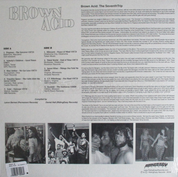 Various : Brown Acid: The Seventh Trip (Heavy Rock From The Underground Comedown) (LP, Comp, Ltd, Pur)