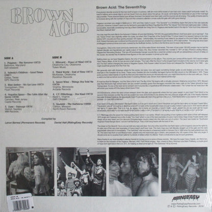 Various : Brown Acid: The Seventh Trip (Heavy Rock From The Underground Comedown) (LP, Comp, Ltd, Pur)