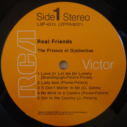 The Friends Of Distinction : Real Friends (LP, Album, Roc)