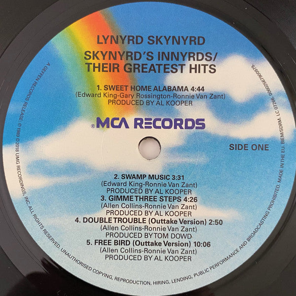 Lynyrd Skynyrd : Skynyrd's Innyrds / Their Greatest Hits (LP, Comp, RE, 180)