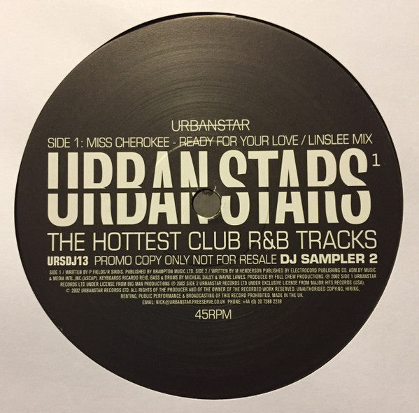 Various : Urbanstars² - Dj Sampler 2 (12", Promo)