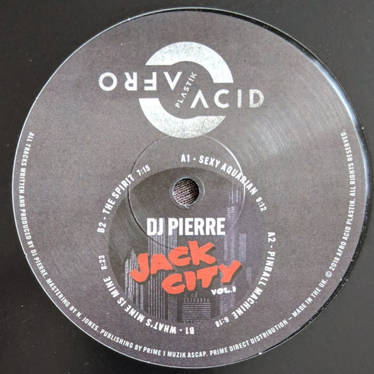 DJ Pierre : Jack City Vol. 1 (12")