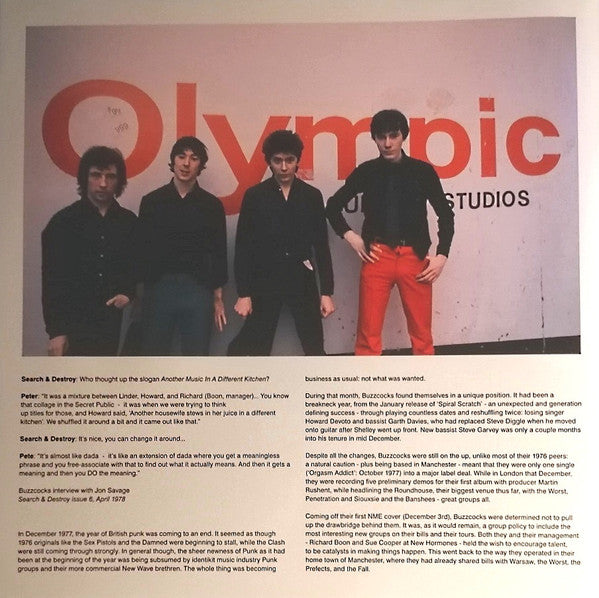 Buzzcocks : Another Music In A Different Kitchen (LP, Album, RE, RM)