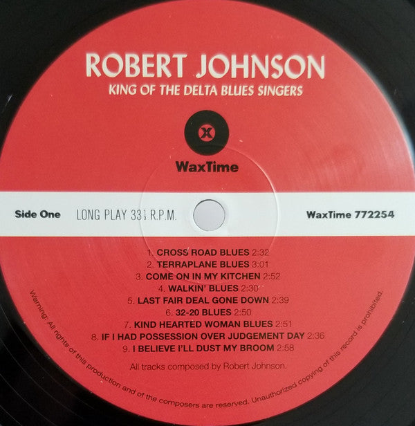 Robert Johnson : King Of The Delta Blues Singers (LP, Comp, Mono, Ltd, RE, 180)