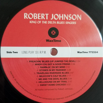 Robert Johnson : King Of The Delta Blues Singers (LP, Comp, Mono, Ltd, RE, 180)