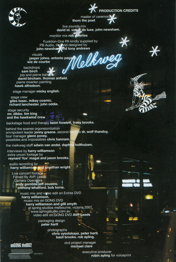 Gong : Ungong 06 - Live At The Gong Family Unconventional Gathering, The Melkweg, Amsterdam (DVD-V, NTSC + DVD-V, NTSC + Ltd, Dig)