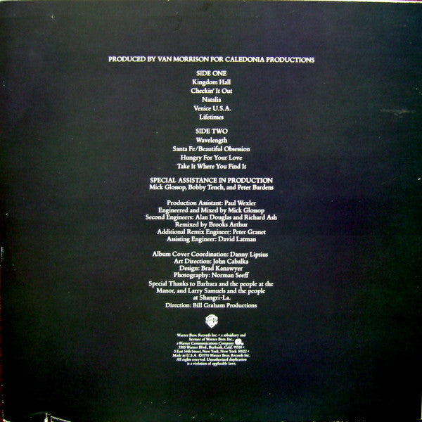 Van Morrison : Wavelength (LP, Album)