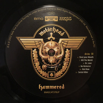 Motörhead : Hammered (LP, Album, RE)