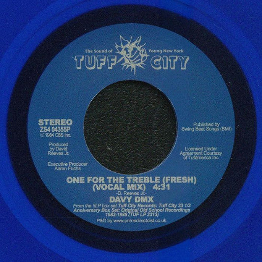 Davy DMX : One For The Treble (Fresh) (7", RSD, Ltd, RE, RM, Blu)
