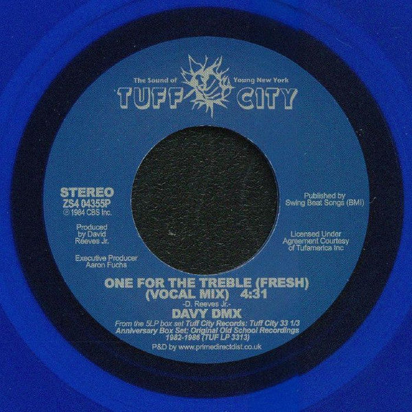 Davy DMX : One For The Treble (Fresh) (7", RSD, Ltd, RE, RM, Blu)