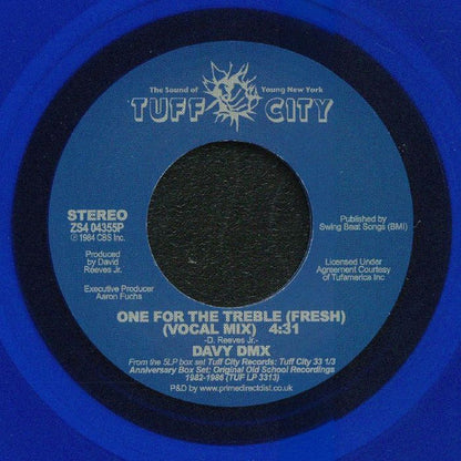 Davy DMX : One For The Treble (Fresh) (7", RSD, Ltd, RE, RM, Blu)