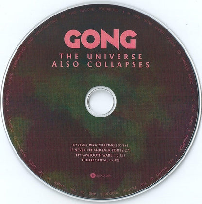 Gong : The Universe Also Collapses  (CD, Album)