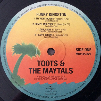 Toots & The Maytals : Funky Kingston (LP, Album, RE, 180)