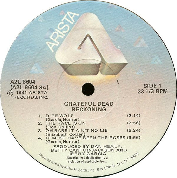 Grateful Dead* : Reckoning (2xLP, Album)