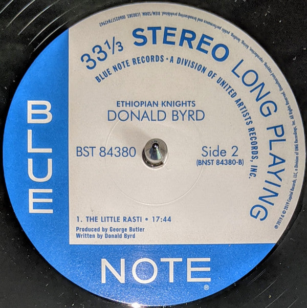 Donald Byrd : Ethiopian Knights (LP, Album, RE, 180)