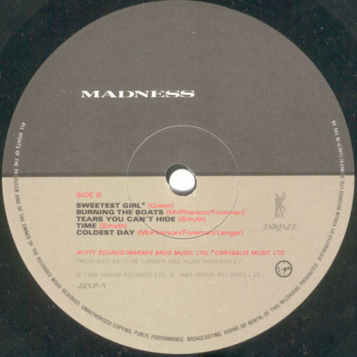 Madness : Mad Not Mad (LP, Album)