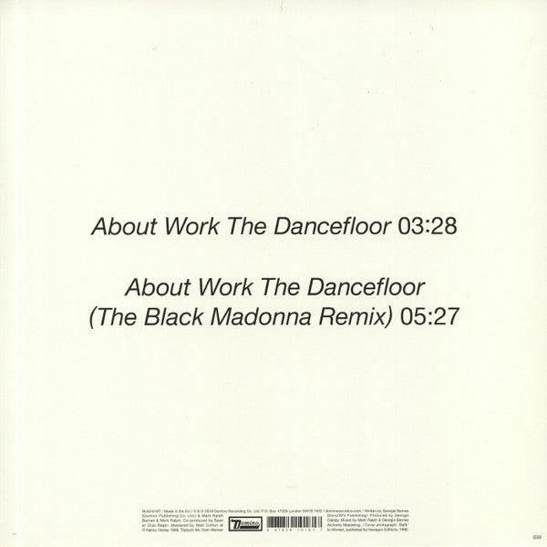 Georgia (25) : About Work The Dancefloor (12", Single)