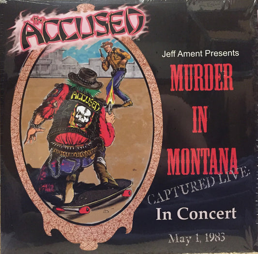 The Accüsed : Jeff Ament Presents Murder In Montana Captured Live In Concert May 1, 1983 (LP, Album, Yel)