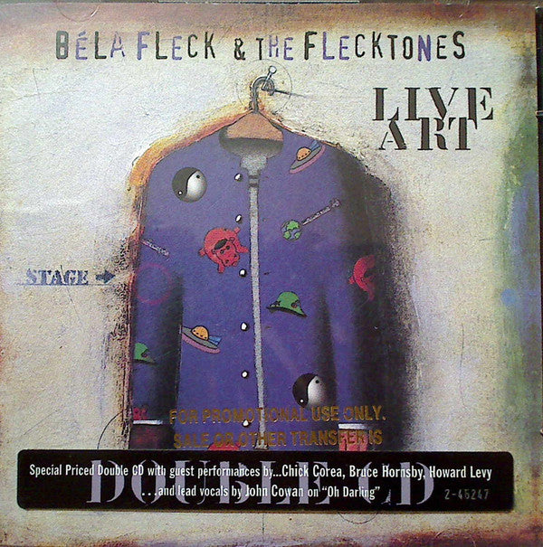 Béla Fleck & The Flecktones : Live Art (2xCD, Album, RP)
