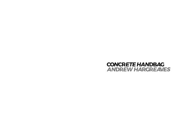 Andrew Hargreaves : Concrete Handbag (CD, Album, Ltd, Art)