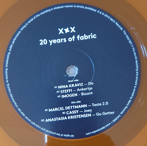 Various : 20 Years Of Fabric (2xLP, Comp)