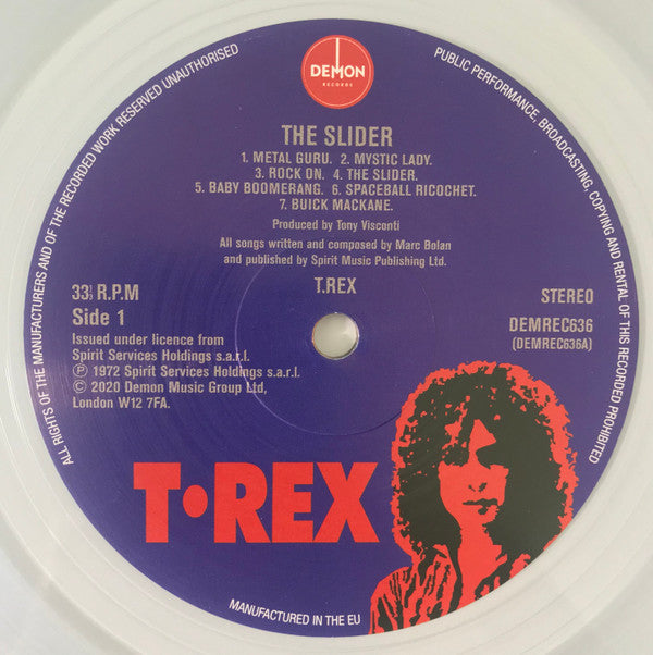 T. Rex : The Slider (LP, Album, RE, Cle)