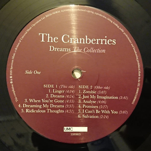 ザ・クランベリーズ (The Cranberries)ドリームスLP ザ・クランベリーズ (The Cranberries)ドリームスLP The Cranberries
