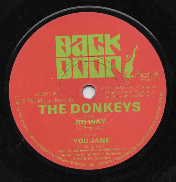 The Donkeys (2) : No Way (7", Single)