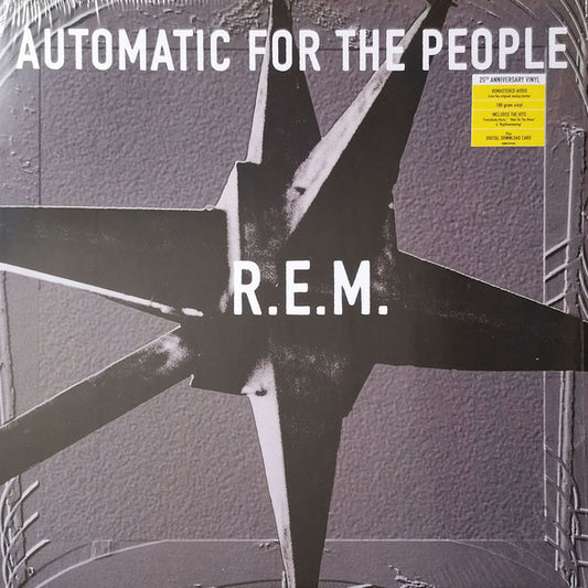 R.E.M. : Automatic For The People (LP, Album, RE, RM, 180)