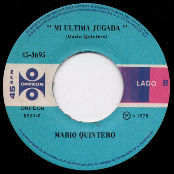 Mario Quintero (2) : Burlate (7", Single)