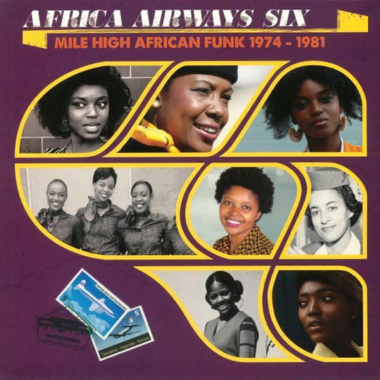 Various : Africa Airways Six (Mile High African Funk 1974-1981) (LP, Comp)