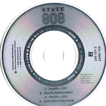 808 State : Pacific (CD, Mini, Single)