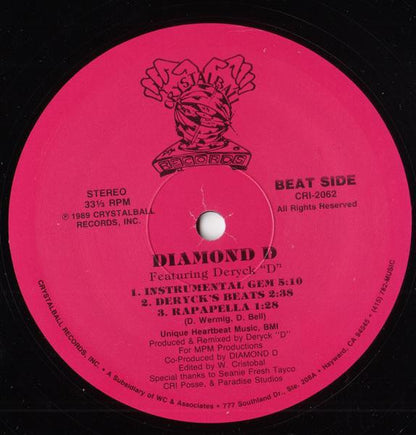Diamond D (2) Featuring Deryck "D"* : Diamond Sez (12")