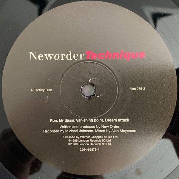 Neworder* : Technique (LP, Album, RE, RM, 180)