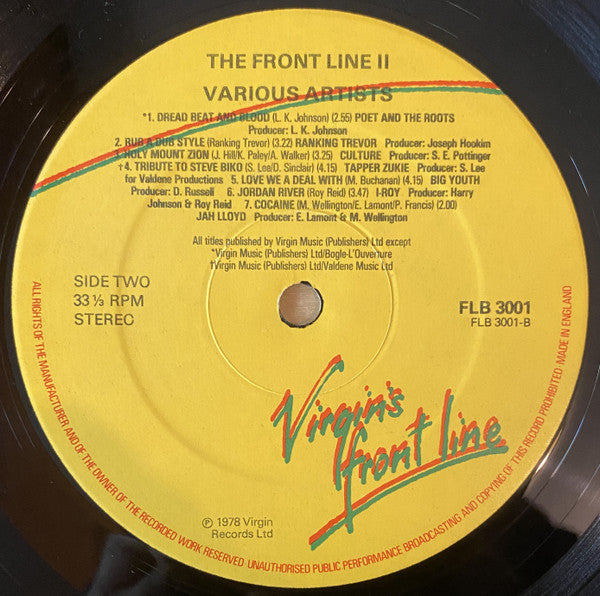 Various : The Front Line II (LP, Comp)