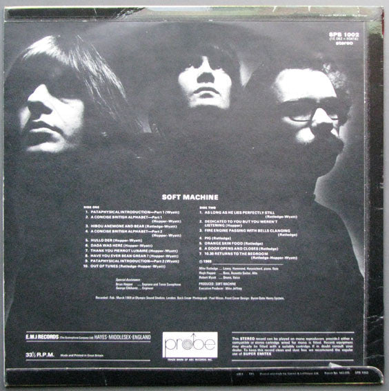 Soft Machine - Volume Two (LP, Album) (VG / VG)