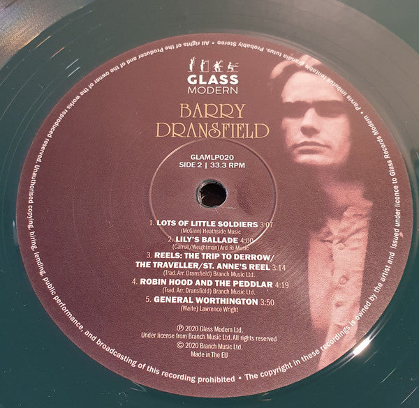 Barry Dransfield : Barry Dransfield (LP, Album, RSD, RE, Gre)